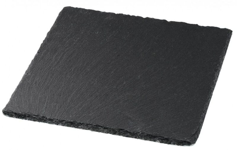 Schieferplatte groß eckig 20cm