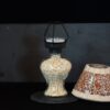 Mosaik Teelichtlampe orange/creme – Bild 3