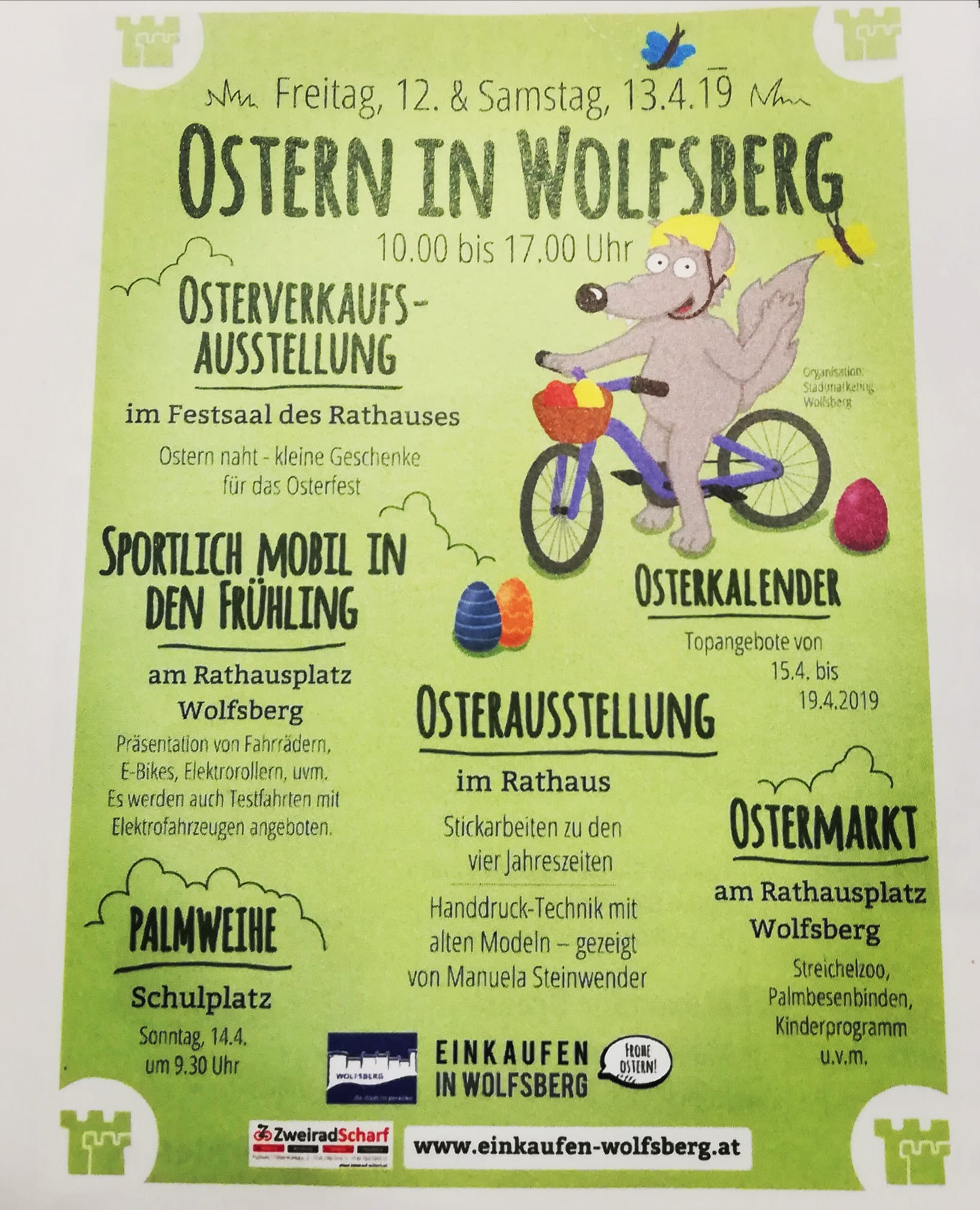 Ostermarkt Rathaussaal Wolfsberg 12.-13. April 2019