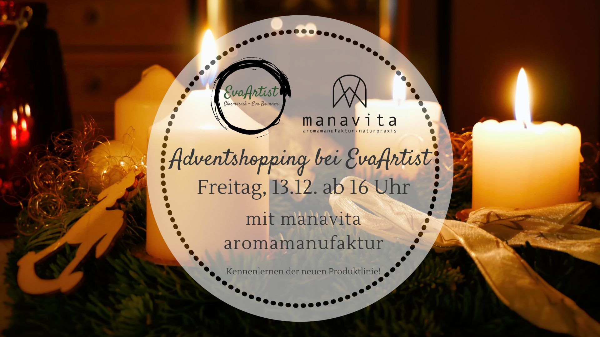 Adventshopping am 13. Dezember 2019 – manavita aromamanufaktur bei EvaArtist