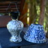 Mosaik Teelichtlampe blau/dunkelgrau – Bild 2