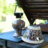 Mosaik Teelichtlampe braun/creme – Bild 2