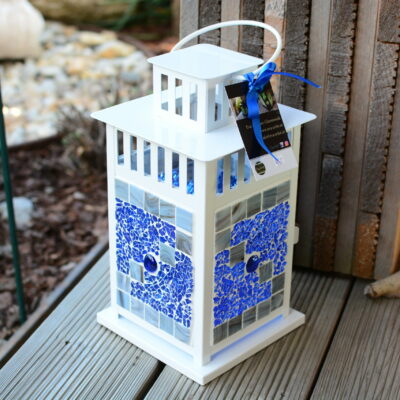 Mosaik Laterne blaumix